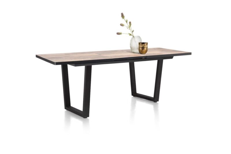 Avalox, Table De Bar &Agrave; Rallonge 160 (+ 50) X 98 Cm - Couleur Driftwood - V Pied - Image 2