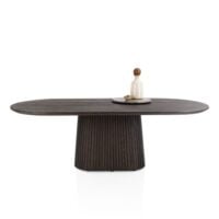 Ravello, eetkamertafel 240 x 120 cm - Basalt