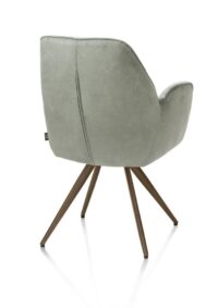 Bell, armstoel - steelbrown frame - pocket - combi Calabria/Vada - Olijf - Afbeelding 3