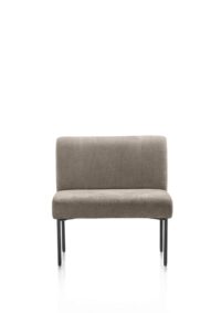 Reverso, banc 80 cm - confort ressorts - tissu Livigno - brun