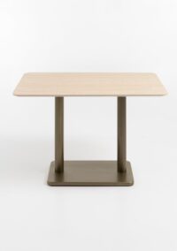 Brest table de bistro Travertine 120x75cm - Or