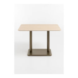 Brest table de bistro Travertine 120x75cm - Or