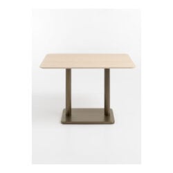 Brest bistrotafel Travertine 120x75cm - Goud