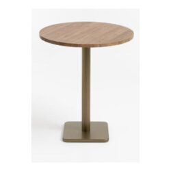 Brest bartafel vintage oak D80cm - Goud