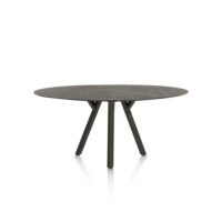 Minato, bartafel - ellips - 240 x 110 cm. (hoogte: 92 cm.) - Onyx