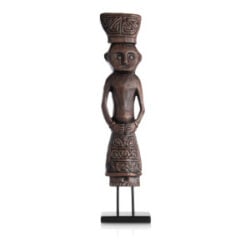 Milan beeld H67,5cm - Bruin