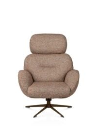 Stresa, fauteuil poot steelbrown