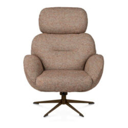 Stresa, fauteuil poot steelbrown