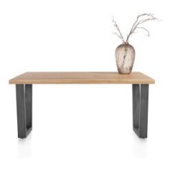 Nyborg, table 150 x 100 cm - pied métal en V