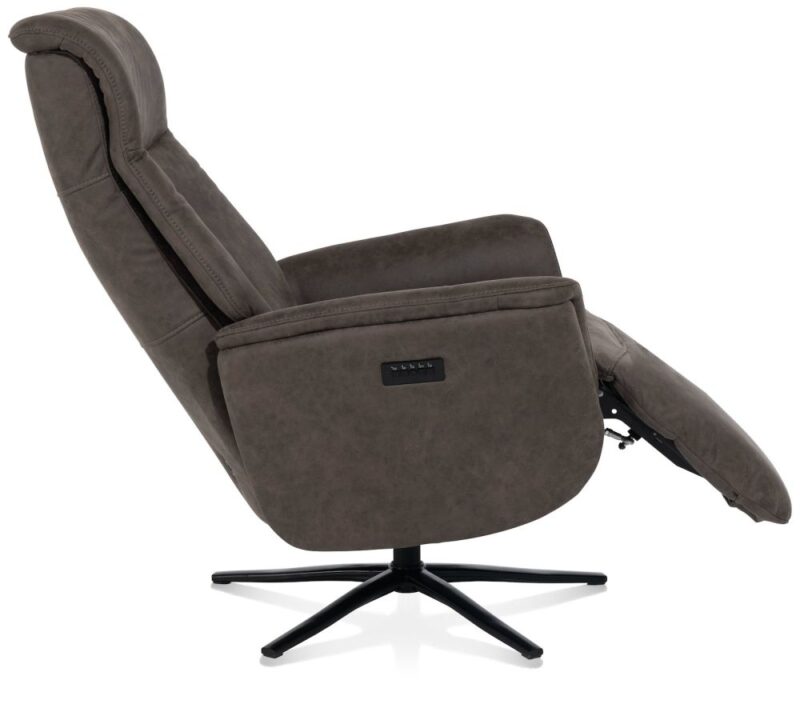 Nocarini, Fauteuil Relax - R&eacute;glage &Eacute;lectrique - Pied Noir - Appui-T&ecirc;te Reglable + Batterie - Image 3