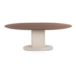 Brianza, table 210 x 100 cm - noyer - Creme
