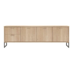Castello, dressoir 240 cm - 3-deuren + 2-laden - 90 cm hoogte