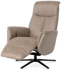 Nocara, fauteuil relax - manuel - pied noir - appui-t&ecirc;te fix - Image 2