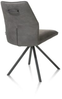 Franky, eetkamerstoel - vast frame - greep - pocket - Taurus - off black - Afbeelding 2