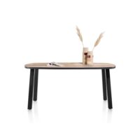 Avalox, bartafel ovaal 180 x 110 cm - kleur driftwood - 4 poot
