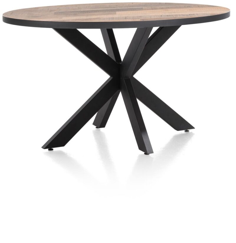 Avalox, Table De Bar Ronde 150 X 120 Cm - Couleur Driftwood - Centrale Pied - Image 2