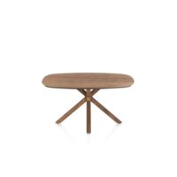 Trapani, table ovale 150 x 120 cm