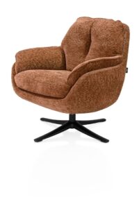Densa, draaifauteuil - stof Valencia - Koraal - Afbeelding 2