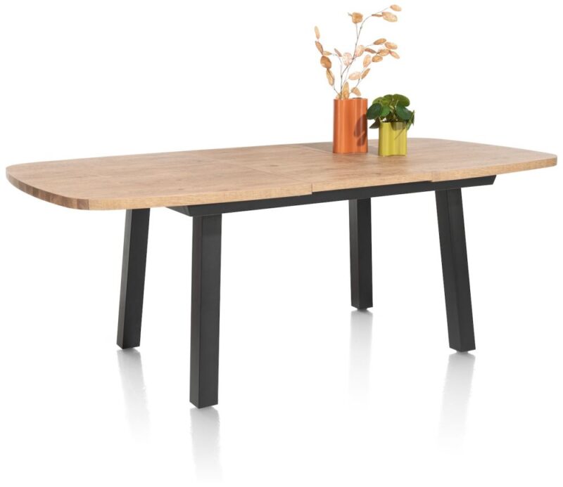 Pavarotti, Table À Rallonge 160 (+ 50) X 110 Cm - Pieds De Table (4) Metal - Image 2