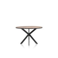 Avalox, table de bar ronde 150 x 120 cm - couleur driftwood - centrale pied