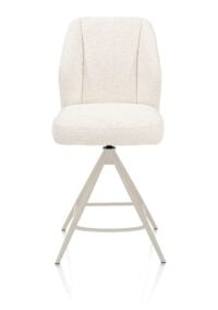 Baya, barstoel - draaibaar - crème - pocketvering - stof Sevilla - Creme