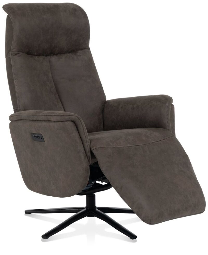 Nocarini, Fauteuil Relax - R&eacute;glage &Eacute;lectrique &Agrave; 2 Moteurs - Pied Noir - Appui-T&ecirc;te Reglable - Image 2