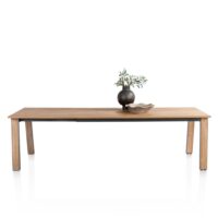 Delmonte, uitschuiftafel 200 (+ 80) x 100 cm