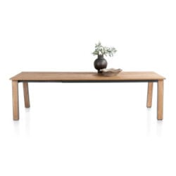 Delmonte, uitschuiftafel 200 (+ 80) x 100 cm