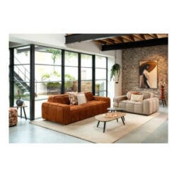 Amalfi, 1.5-zits - pocketvering - stof Bellini - Creme