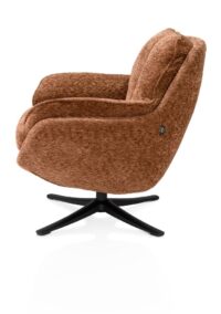 Densa, draaifauteuil - stof Valencia - Koraal - Afbeelding 3