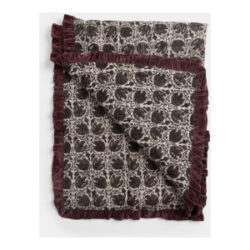 Bregje plaid 130x170cm - Bordeaux
