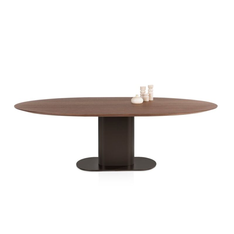 Brianza, Table 240 X 100 Cm - Noyer - Steel Brown - Image 2