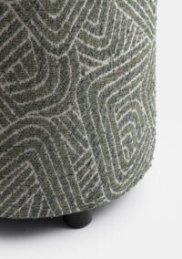 BeautiQ - Sola pouf - ronde 42cm - Olive - Image 2
