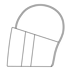 Rimini, ottomane small curved - rechts