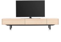 Modali, tv dressoir 237 cm - 1-lade + 2-kleppen - natural