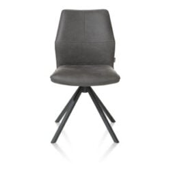 Franky, eetkamerstoel - vast frame - greep - pocket - Taurus - off black