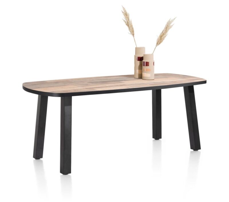 Avalox, Bartafel Ovaal 180 X 110 Cm - Kleur Driftwood - 4 Poot - Afbeelding 2