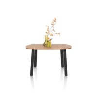 Pavarotti, table de bar 130 x 110 cm (hauteur: 92 cm) - pieds de table (4) metal