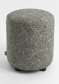 BeautiQ - Sola pouf - ronde 42cm - Olive