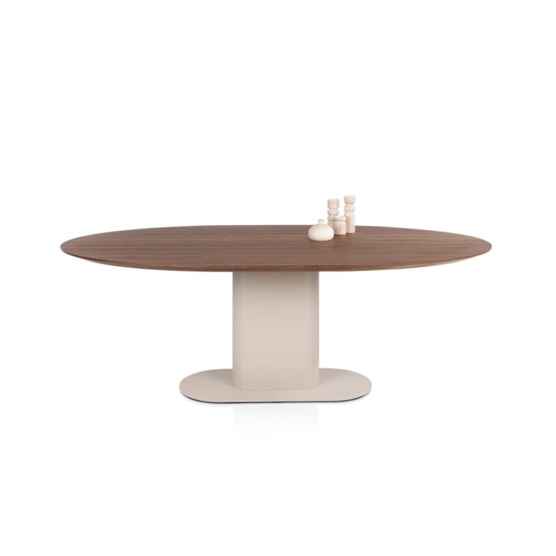 Brianza, Table 210 X 100 Cm - Noyer - Creme - Image 2