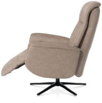 Nocara, fauteuil relax - manuel - pied noir - appui-t&ecirc;te fix - Image 3