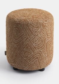 BeautiQ - Sola pouf - ronde 42cm - Ocre