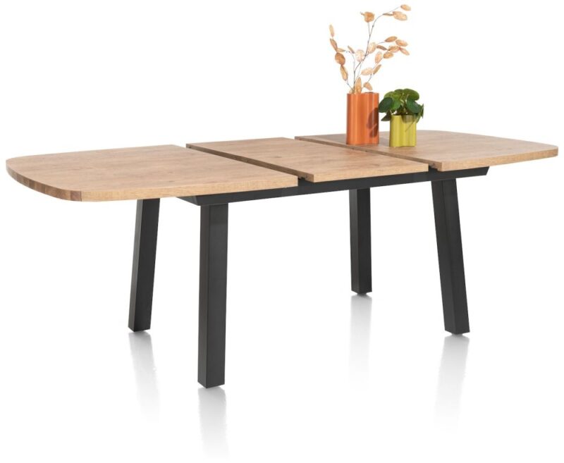 Pavarotti, Table À Rallonge 160 (+ 50) X 110 Cm - Pieds De Table (4) Metal - Image 3