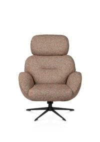Stresa, fauteuil poot matt black