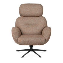 Stresa, fauteuil pied matt black