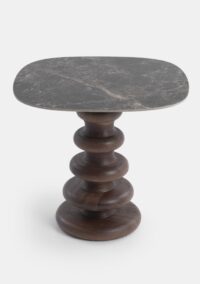 Orbit table d'appoint H44cm - Brun