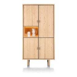 Shimanto, armoire 100 cm - 4-portes + 1-niche (+ LED)