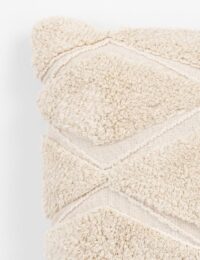 Lou coussin 45x45cm - Couleur creme - Image 2