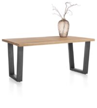 Nyborg, table 150 x 100 cm - pied métal en V - Image 2
