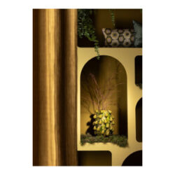 Twig spray fleur artificiel 130cm - Brun